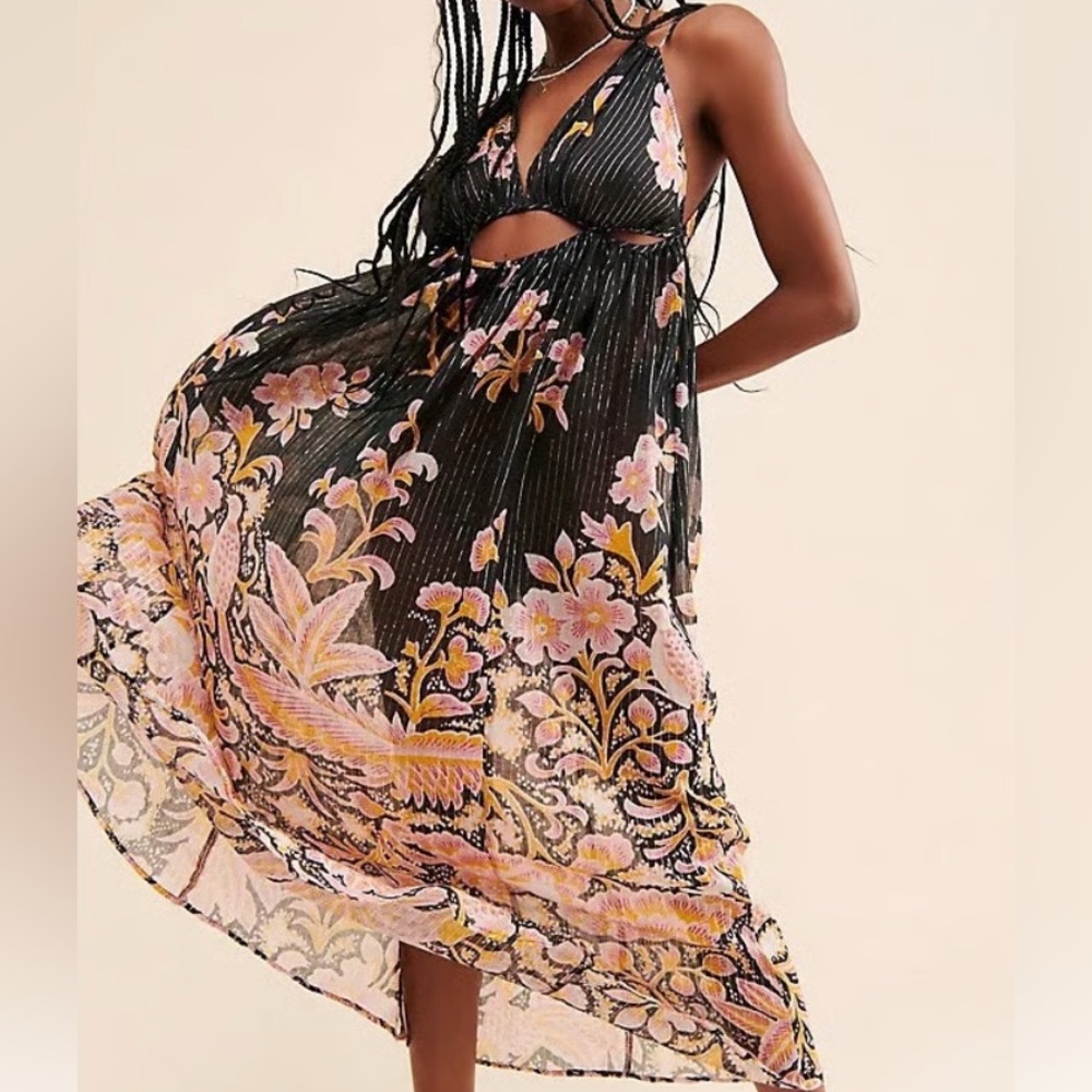 Anthropologie Cutout Maxi Dress - Picture 2 of 8